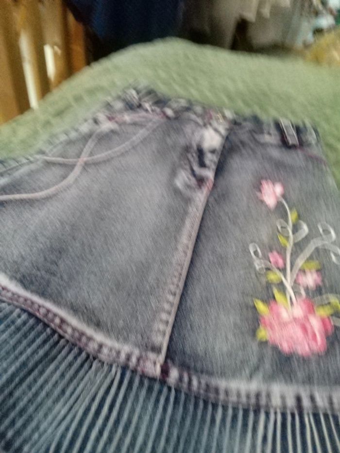 Jupe en jean 4 ans - photo numéro 4