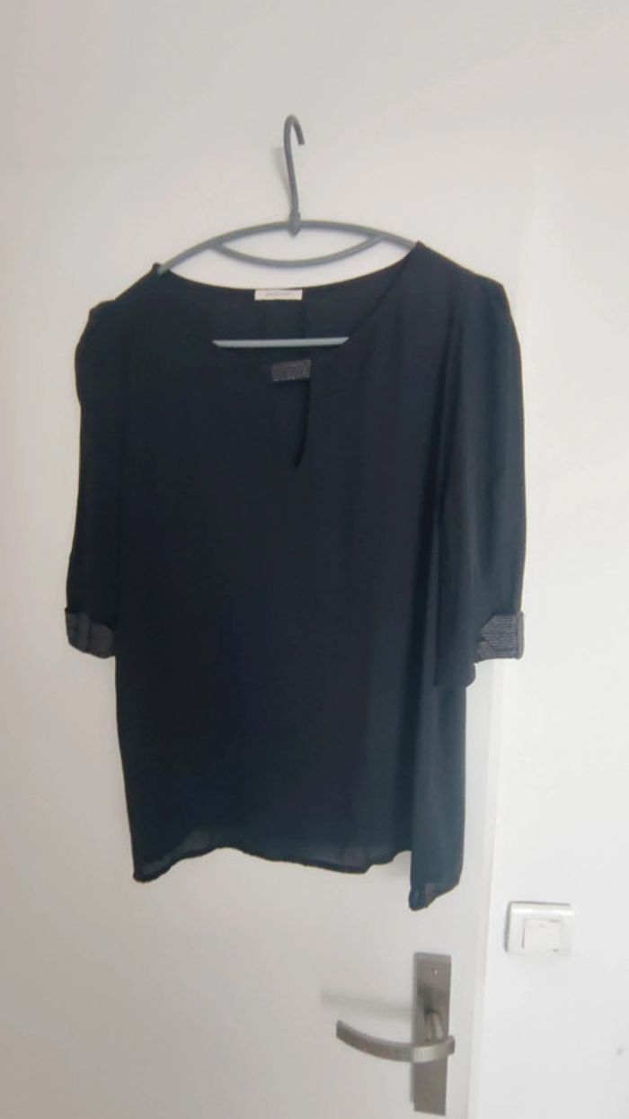 Blouse femme noir taille 42 Promod - photo numéro 13