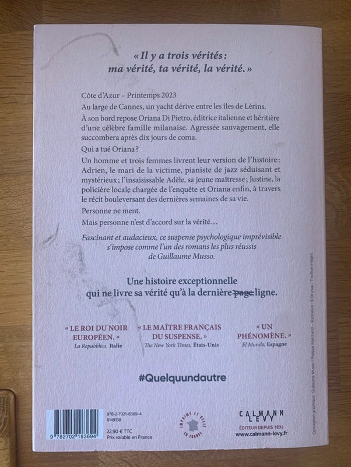 Guillaume Musso Quelqu’un d’autre - photo numéro 2