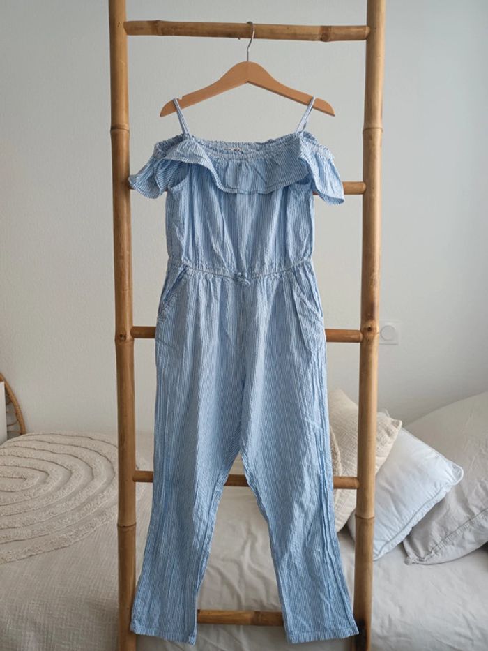 Combinaison légère rayée H&M 7 / 8 ans