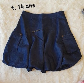 Jupe jean t. 14 ans Okaïdi