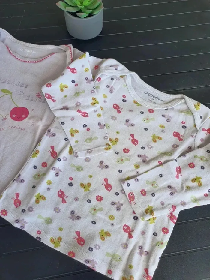 Lot de 2 tee-shirts Kitchoun 3 ans - photo numéro 3