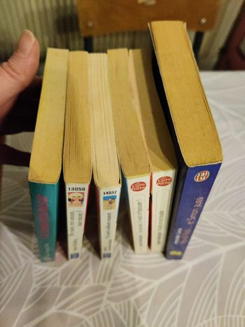 Lot 6 livres romance 