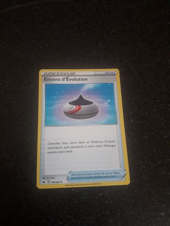 Encens d'Évolution carte Pokémon neuve