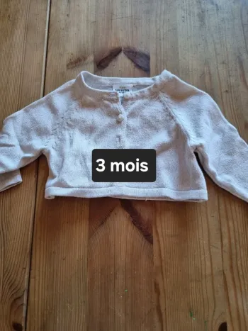 Gilet bébé fille