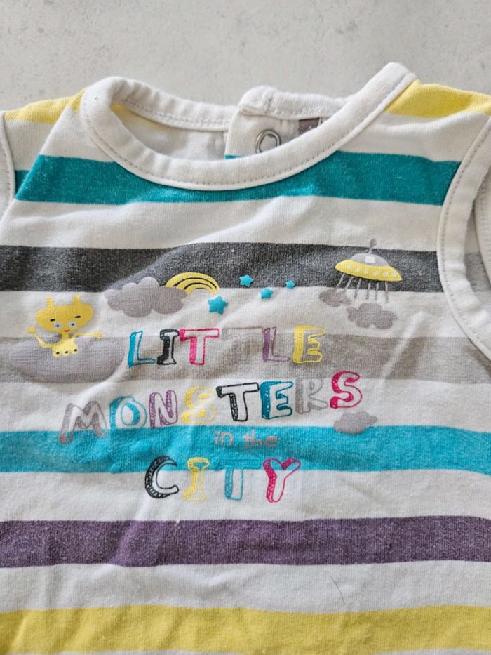 Haut débardeur bébé fille 1 mois or Orchestra U27 - photo numéro 3