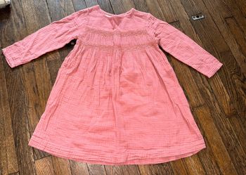 Robe Marie puce 6 ans
