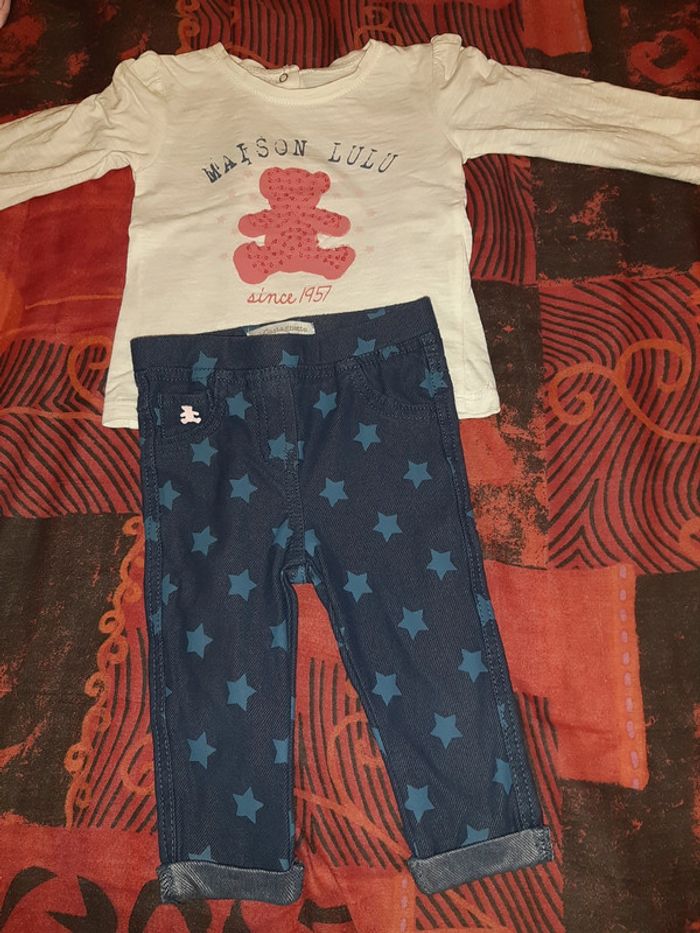 Joli Ensemble lulu castagnette 12mois