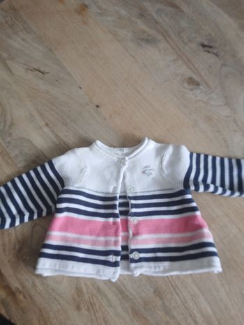 Gilet fille 3mois 