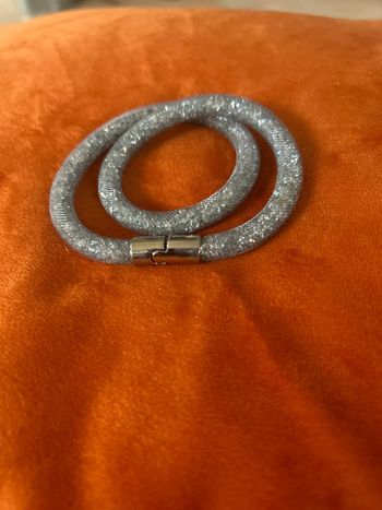 Collier Swarovski gris