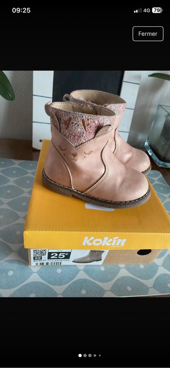 Bottine fille taille 22