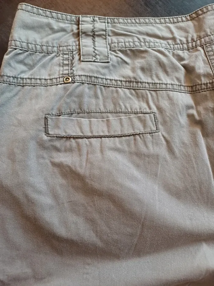 Pantalon droit beige - photo numéro 7