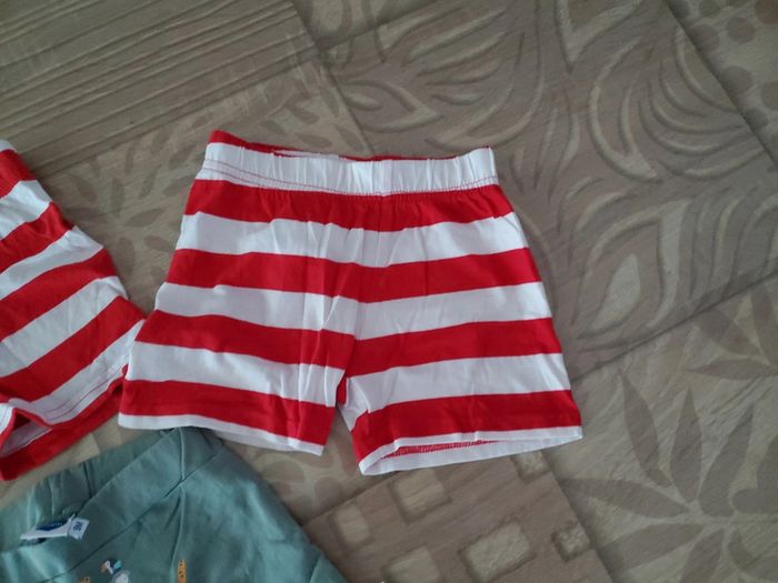 Lot 5 shorts 9 mois 74 cm - photo numéro 5