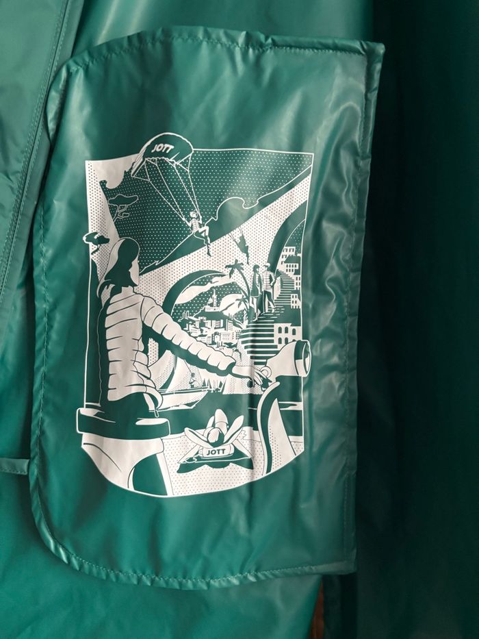 Coupe vent Jott, Stockholm, vert, taille L, neuf - photo numéro 6