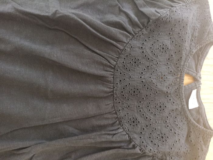 Blouse noire fille 10 ans - photo numéro 2