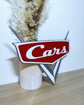 Panneau Cars relief 25x17cm Excellent état Fan Art Disney Pixar