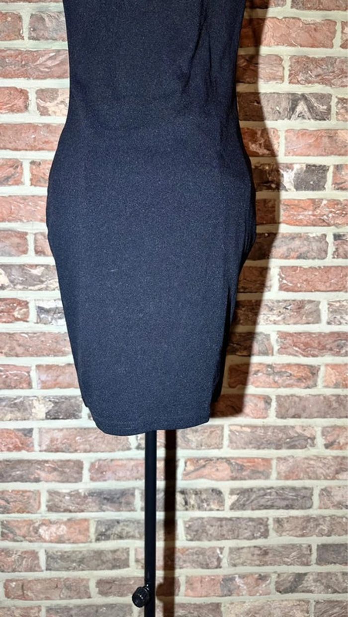Robe moulante noire jus d’orange taille unique - photo numéro 8