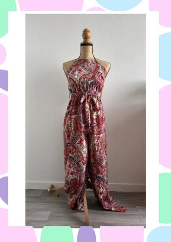 Combinaison dos-nu imprimé bohème – Taille M – Neuf sans étiquette
