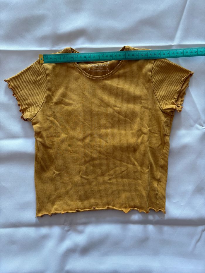 T-shirt manches courtes moutarde - 12/13 ans - photo numéro 6