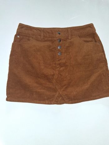 Jupe en velours camel Jennyfer