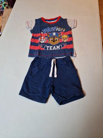 Ensemble short + tee-shirt