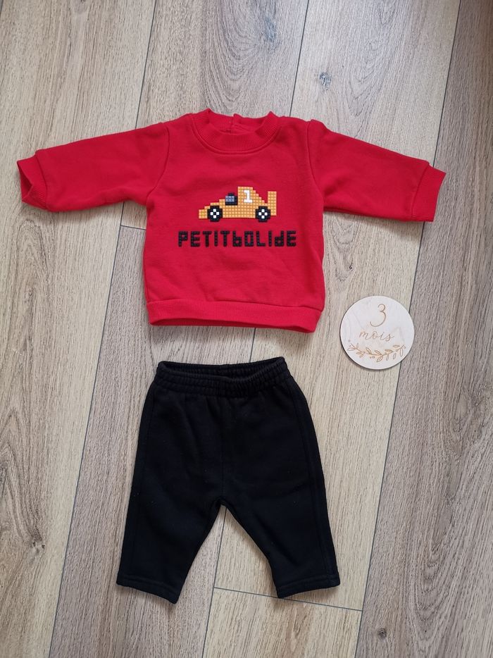 Lot de 2 ensembles bébé 3 mois - photo numéro 3