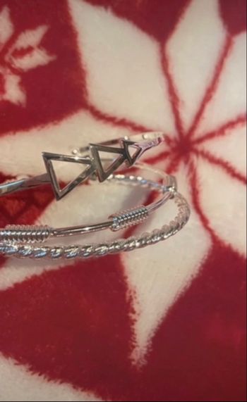 Lot de 3 bracelet jonc