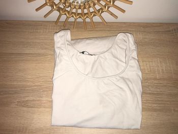 débardeur blanc de maternité