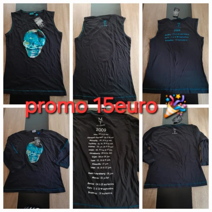 Tee-shirt débardeur mylène farmer