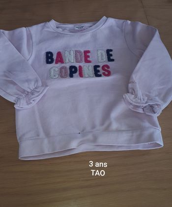 Sweat TAO 3 ans