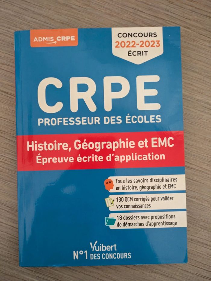 Livre concours crpe