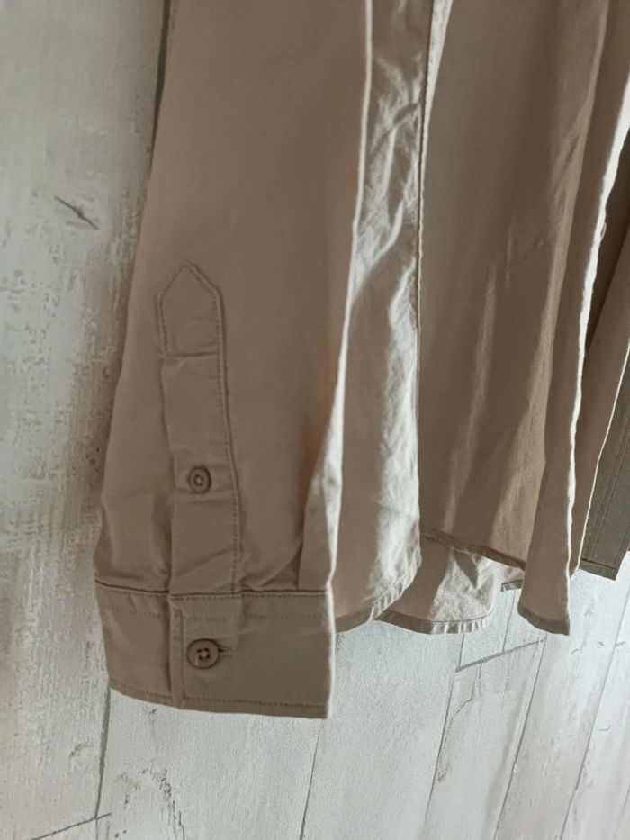 Chemise beige manches longues - photo numéro 4