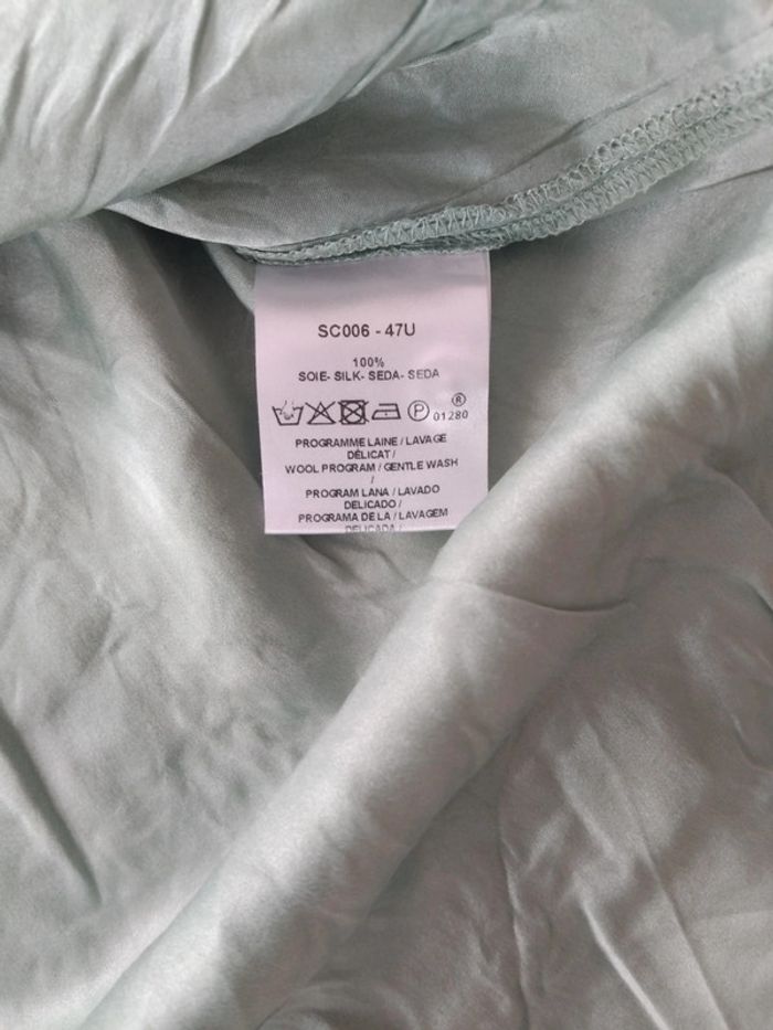 Chemise Caroll t44 100%soie - photo numéro 16