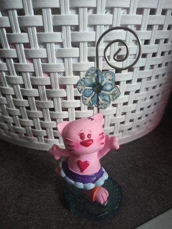 Porte photo chat rose