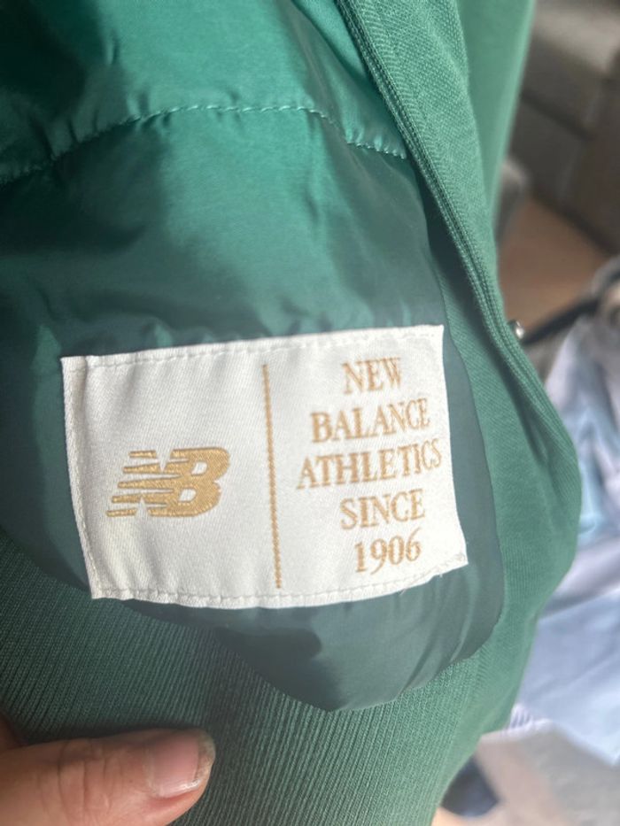 Veste Teddy New Balance vert - photo numéro 4