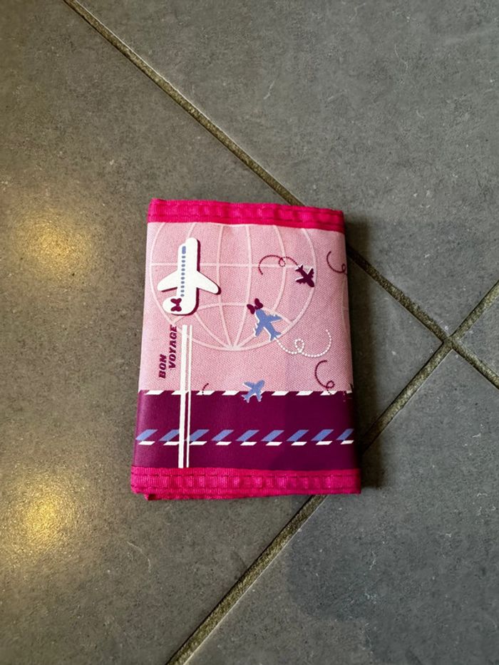 Portefeuille / Porte monnaie - Disney - Minnie - Bording pass / Avion / Valise / Bon voyage - photo numéro 2