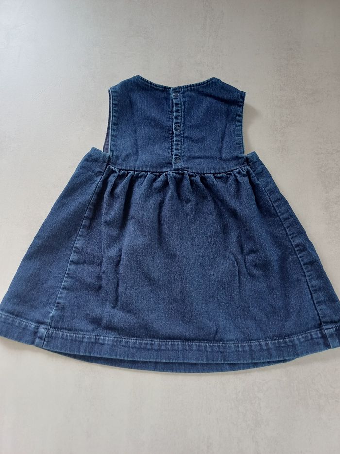 Robe sans manches jean Petit Bateau 24 mois 2 ans comme neuve - photo numéro 2