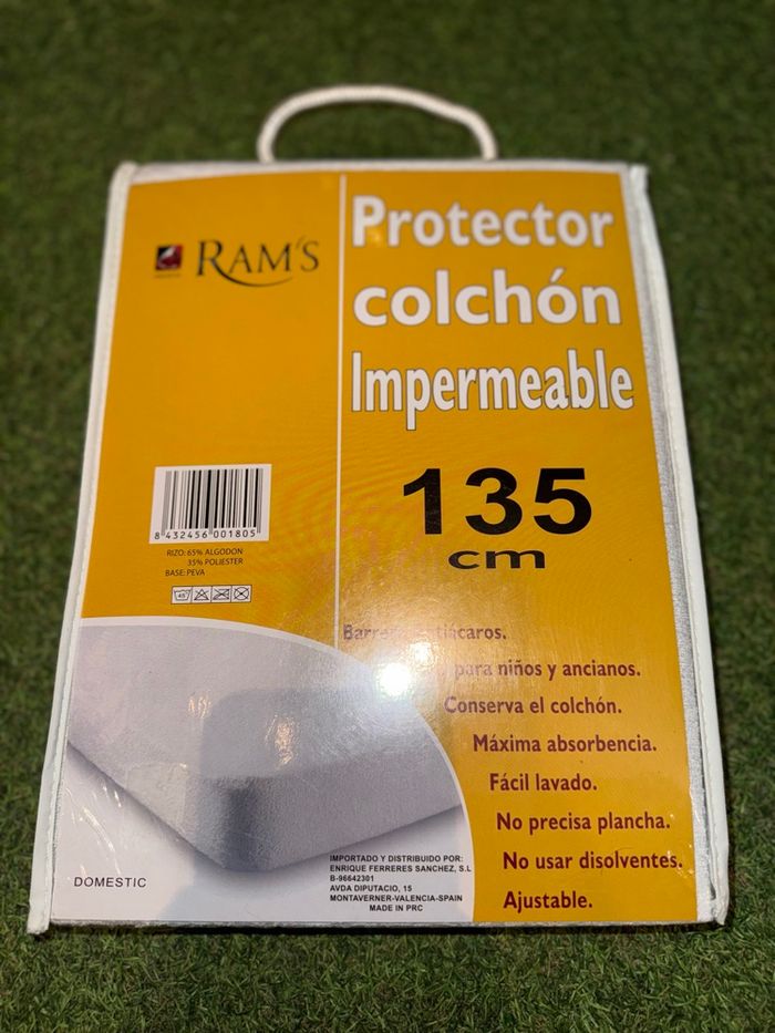 Protège matelas imperméable alèse de 135 cm