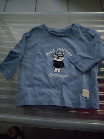 T-shirt manche longue 3 mois
