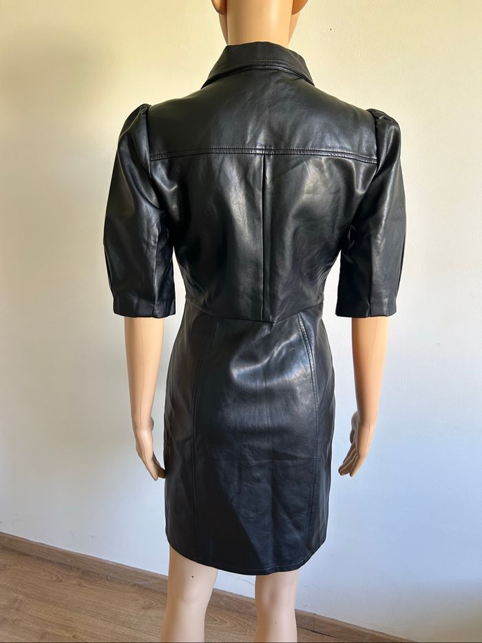 Robe noire neuve en simili cuir Morgan taille 36 - photo numéro 5