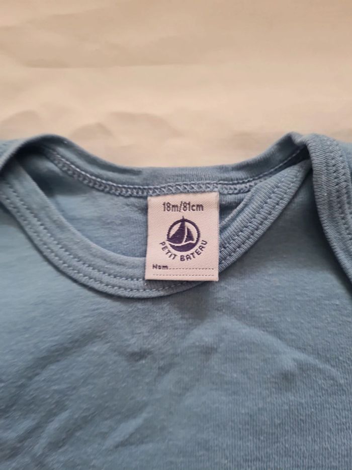 Lot de 3 bodies MC 18 mois Petit Bateau - photo numéro 8