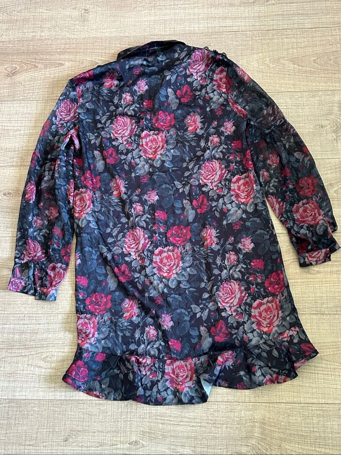 Robe fleurie à manches longues Morgan taille 36 jamais portée - photo numéro 8
