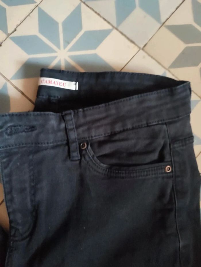 Jean noir Camaïeu taille 36 - photo numéro 4