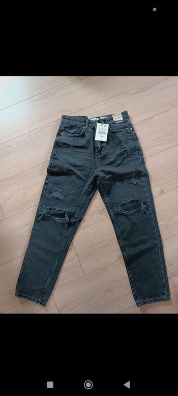 Jeans noir  relaxed