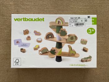 Jeu d'équilibre en bois Safari Vertbaudet 