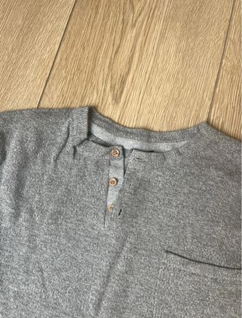 Pull fin gris Kiabi 10 ans