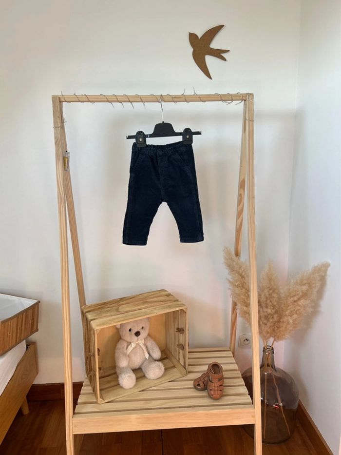 Pantalon velour H&m élastique réglable à la taille 12 mois
