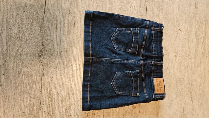 Jupe en jean s bleu foncé, ajustable à la taille,JBC, 6 ans, neuve - photo numéro 8