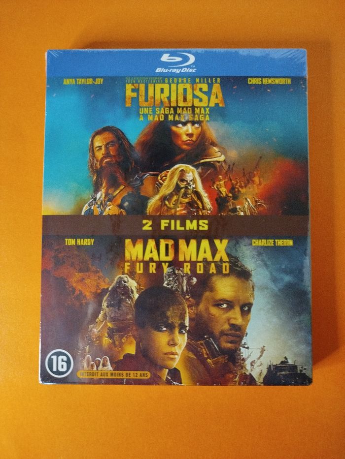 Mad Max Fury road + Furiosa - Blu ray (sous blister)