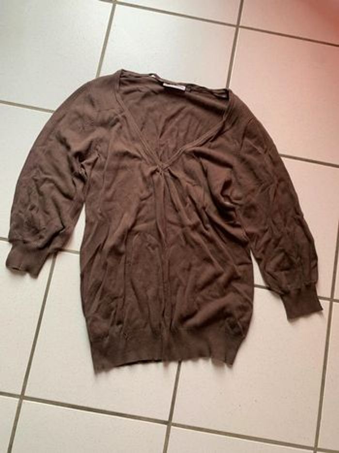pull marron col V 38/40